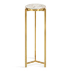 Kate and Laurel Aguilar Glam Drink Table - 9x9x23