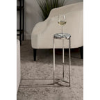 Kate and Laurel Aguilar Glam Drink Table - 9x9x23