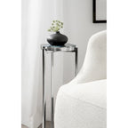 Kate and Laurel Aguilar Glam Drink Table - 9x9x23