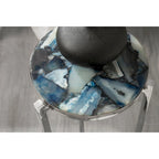 Kate and Laurel Aguilar Glam Drink Table - 9x9x23