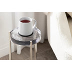 Kate and Laurel Aguilar Glam Drink Table - 9x9x23