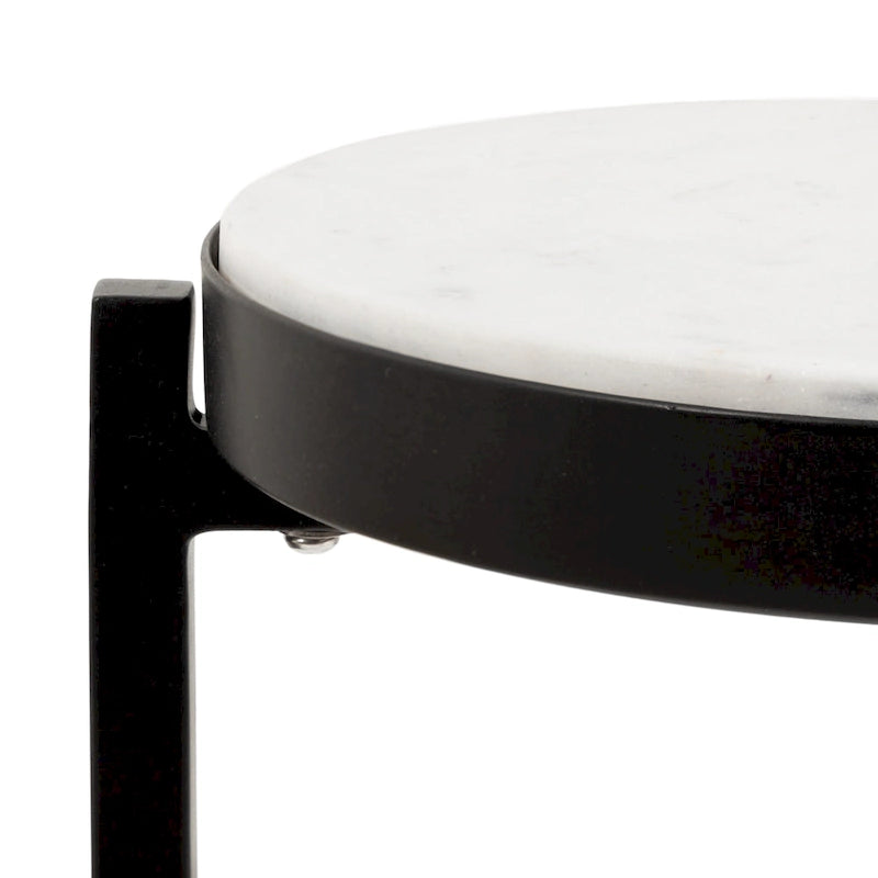 Kate and Laurel Aguilar Glam Drink Table - 9x9x23