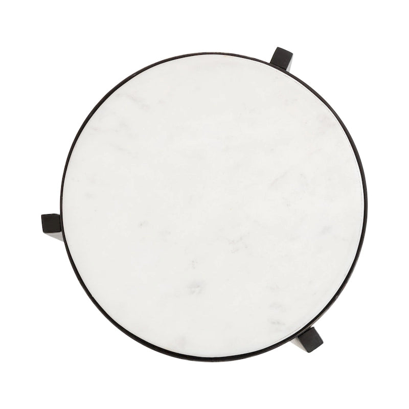 Kate and Laurel Aguilar Glam Drink Table - 9x9x23