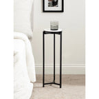 Kate and Laurel Aguilar Glam Drink Table - 9x9x23