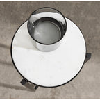 Kate and Laurel Aguilar Glam Drink Table - 9x9x23