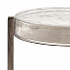 Kate and Laurel Aguilar Glam Drink Table - 9x9x23