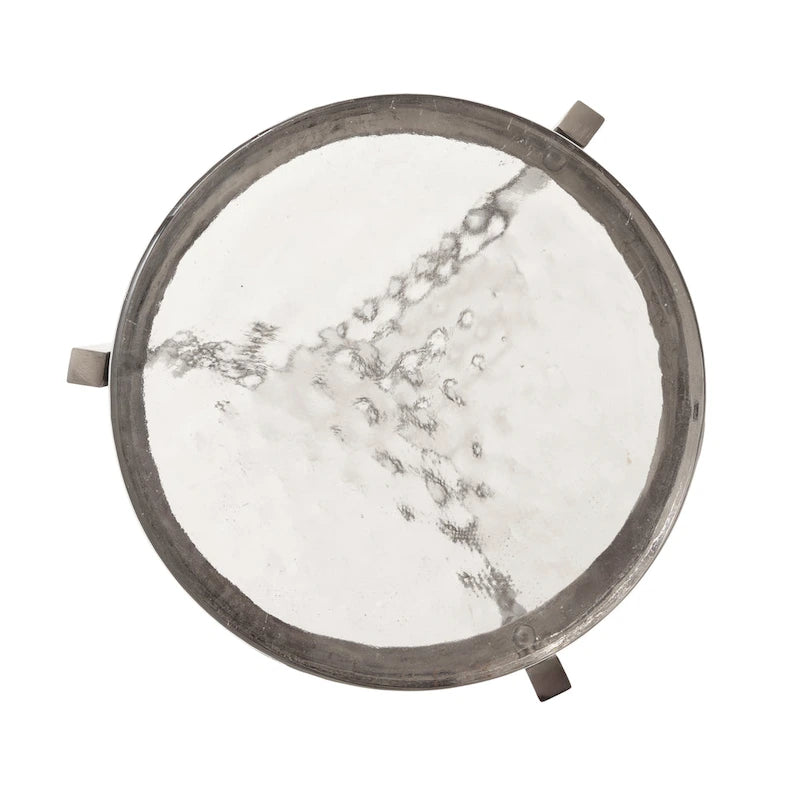 Kate and Laurel Aguilar Glam Drink Table - 9x9x23