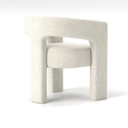 SEYNAR Modern Glam Velvet Upholstered Dining Chair, Open-Back Accent Chair