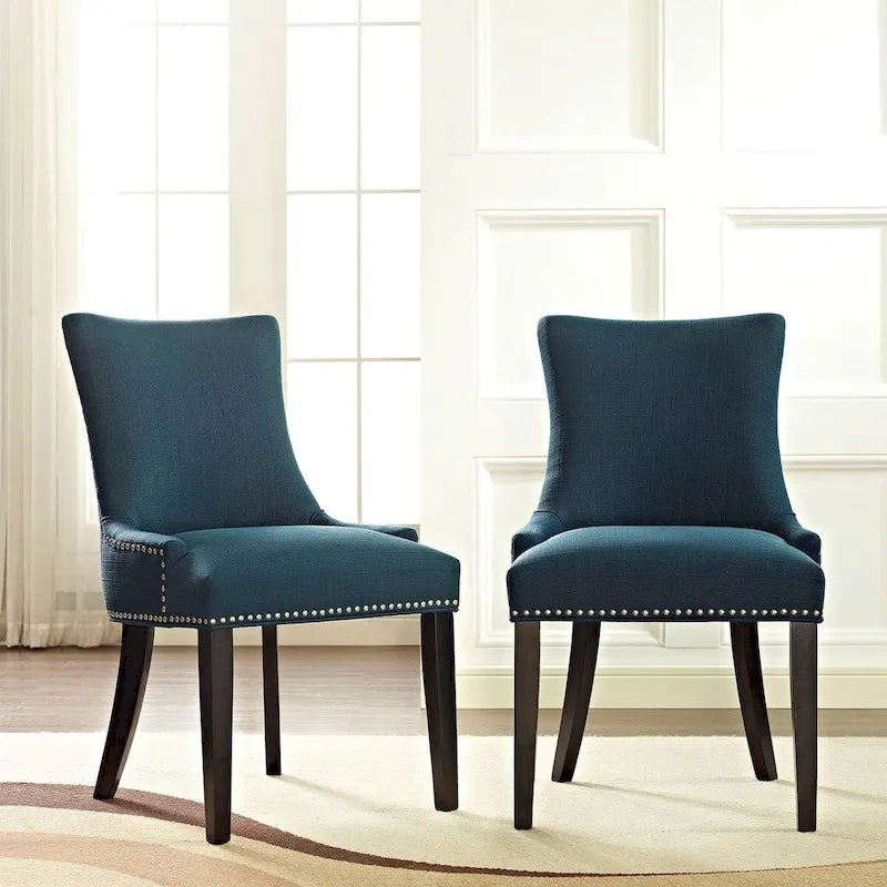 Porch & Den Helen Fabric Upholstered Dining Chair (Single Chair)