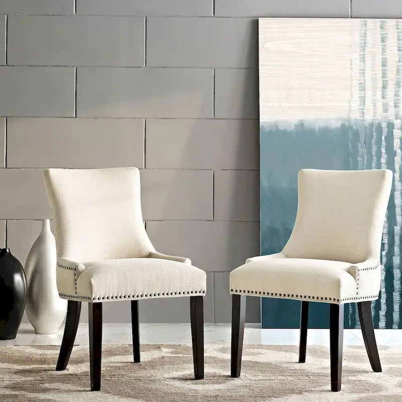 Porch & Den Helen Fabric Upholstered Dining Chair (Single Chair)