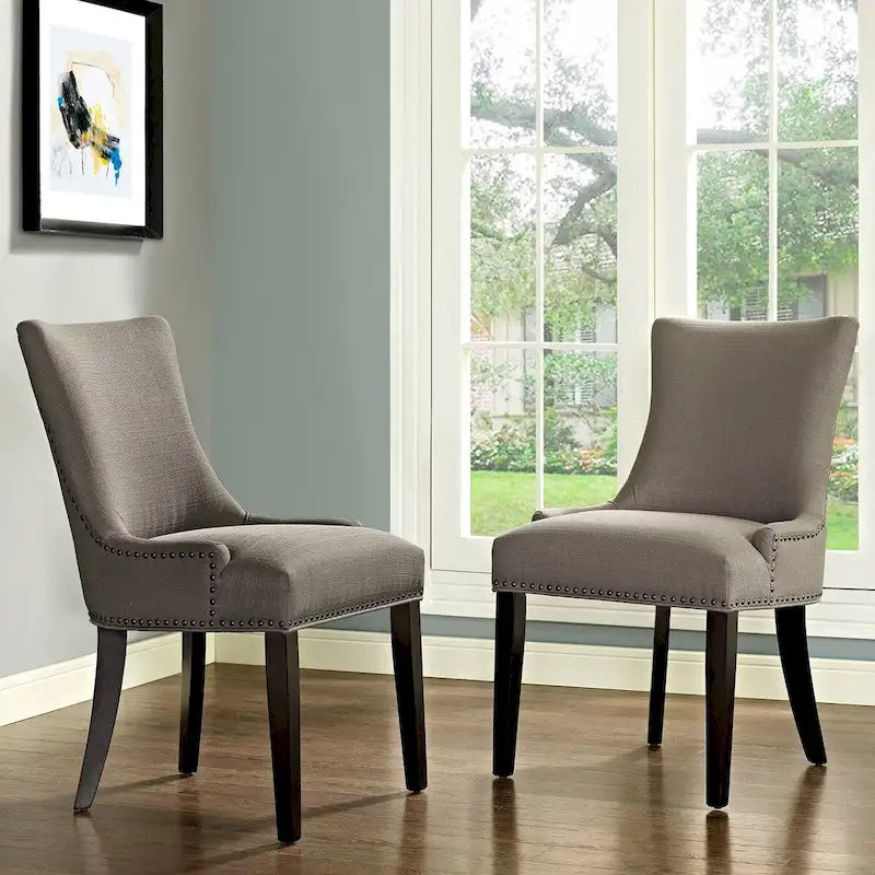 Porch & Den Helen Fabric Upholstered Dining Chair (Single Chair)