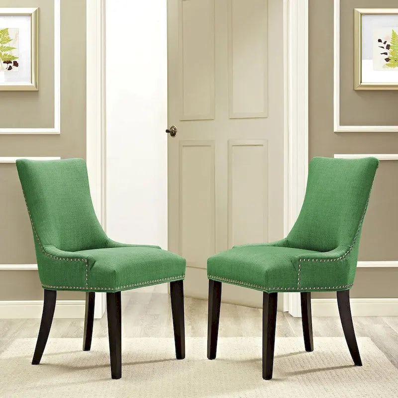 Porch & Den Helen Fabric Upholstered Dining Chair (Single Chair)