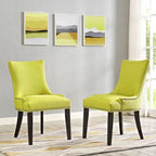 Porch & Den Helen Fabric Upholstered Dining Chair (Single Chair)