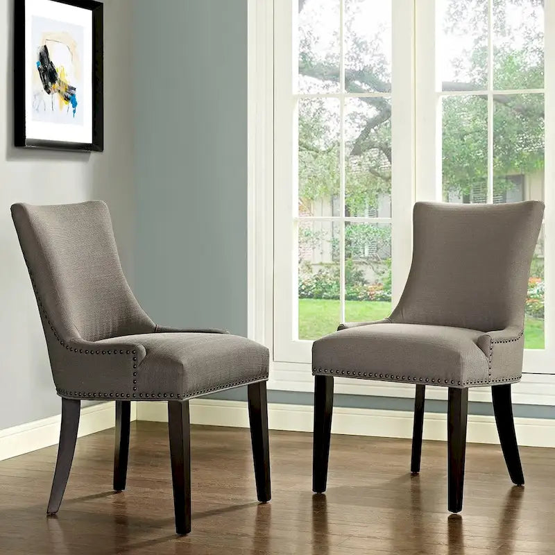 Porch & Den Helen Fabric Upholstered Dining Chair (Single Chair)