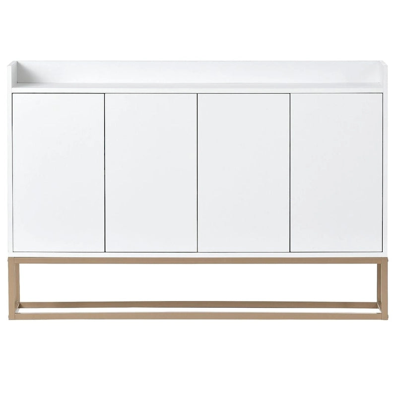 47.2 Modern Cabinet with Spacious Table and 4 Doors Sideboard/Buffet