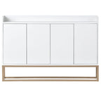 47.2 Modern Cabinet with Spacious Table and 4 Doors Sideboard/Buffet