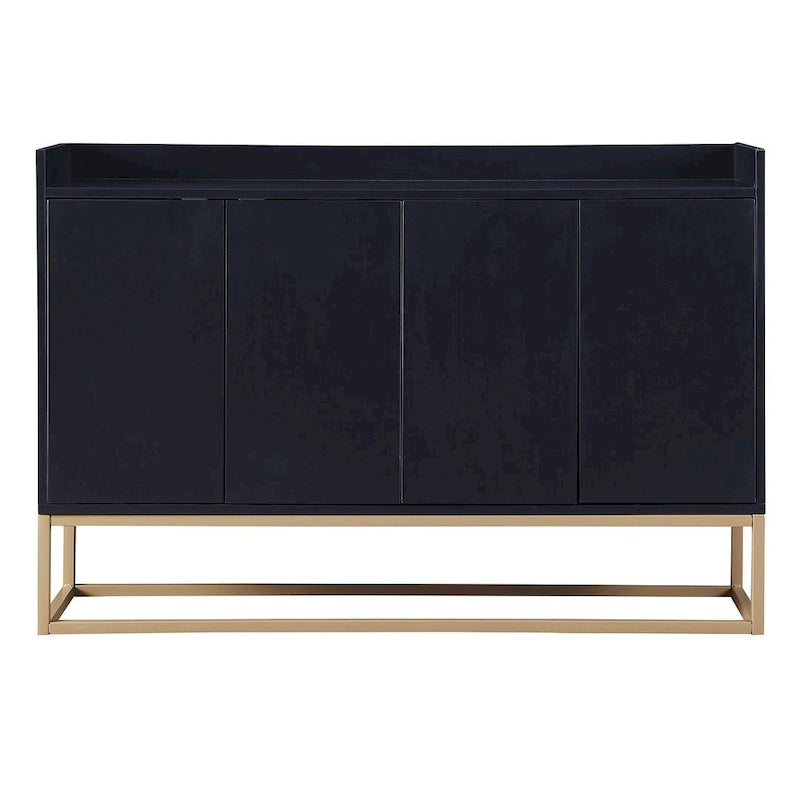 47.2 Modern Cabinet with Spacious Table and 4 Doors Sideboard/Buffet