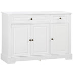 Sideboard Buffet Cabinet, Modern Kitchen Cabinet with 2 Drawers and Adjustable Shelves, Coffee Bar Cabinet
