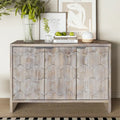 Accent Cabinet 3 Door Wooden Sideboard Buffet Server Cabinet