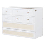 Nestfair Full Size Murphy Bed with Large Drawers