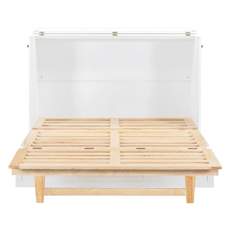 Nestfair Full Size Murphy Bed with Large Drawers