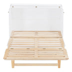 Nestfair Full Size Murphy Bed with Large Drawers