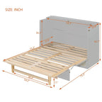 Nestfair Full Size Murphy Bed with Large Drawers