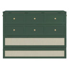Nestfair Full Size Murphy Bed with Large Drawers