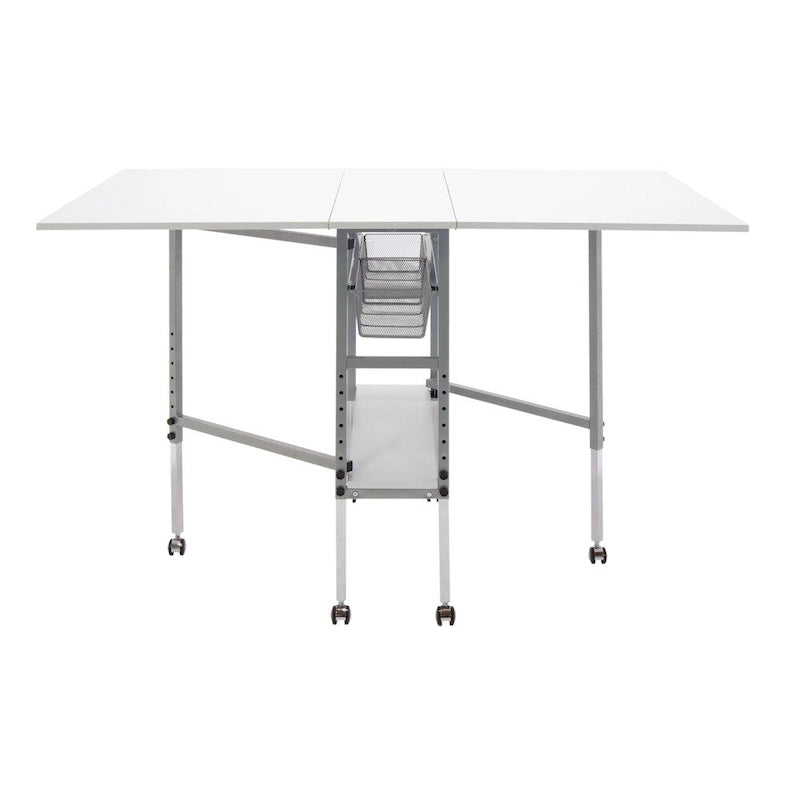 Sew Ready Adjustable Height Hobby and Craft Table with Drawers