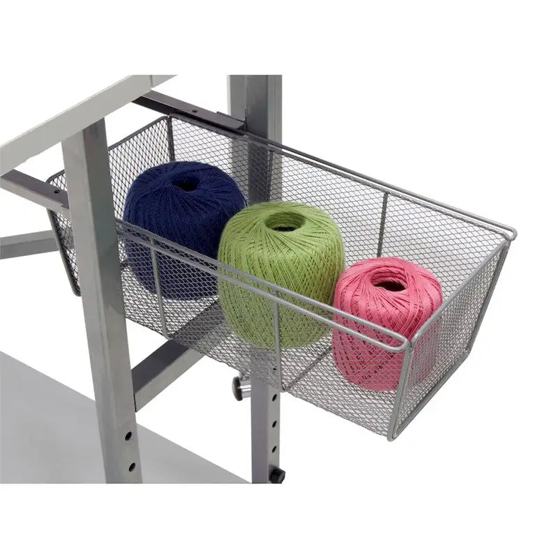 Sew Ready Adjustable Height Hobby and Craft Table with Drawers