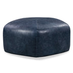 Poly & Bark Porto Ottoman - Full Grain Genuine Italian Leather