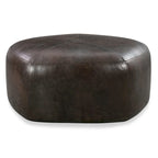 Poly & Bark Porto Ottoman - Full Grain Genuine Italian Leather
