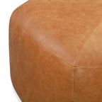 Poly & Bark Porto Ottoman - Full Grain Genuine Italian Leather
