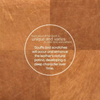 Poly & Bark Porto Ottoman - Full Grain Genuine Italian Leather