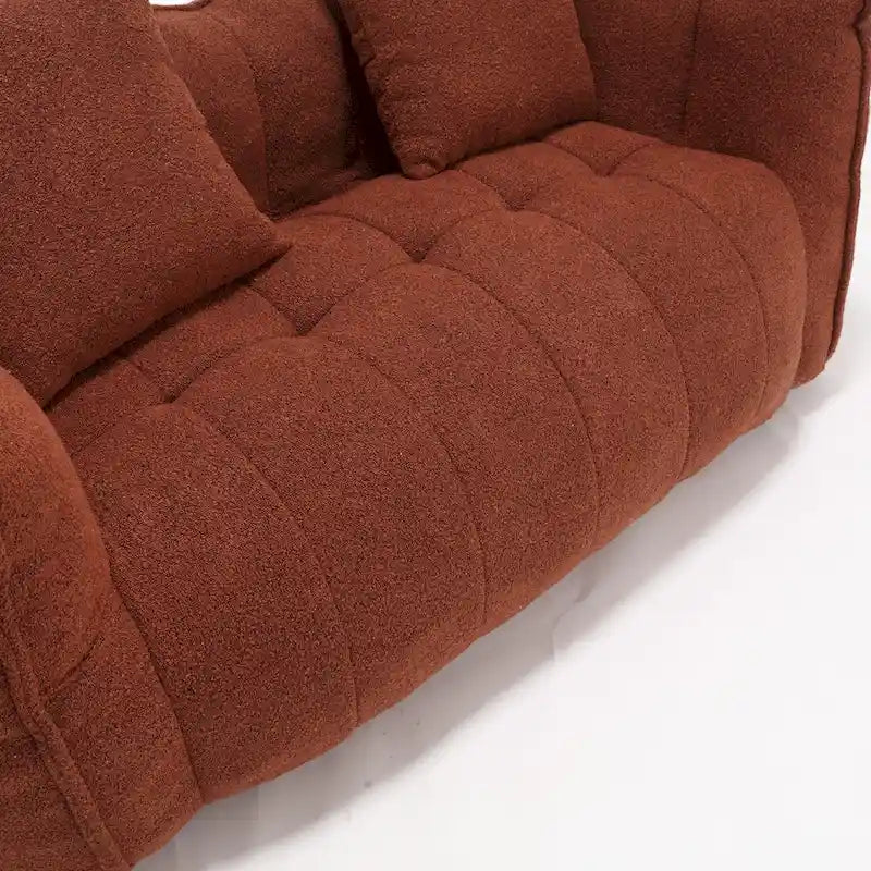 Comfortable square recliner sofa