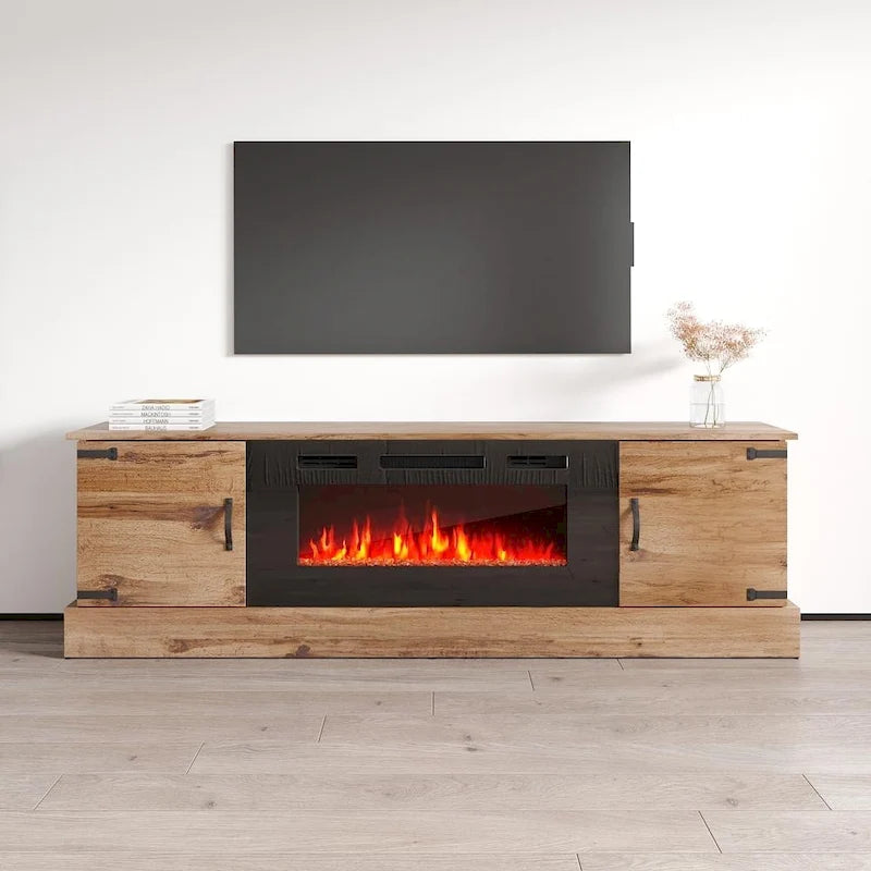 Carmen BL-EF Fireplace TV Stand