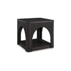 Signature Design by Ashley Yellink Black End Table - 24.13 W x 24.13 D x 22 H