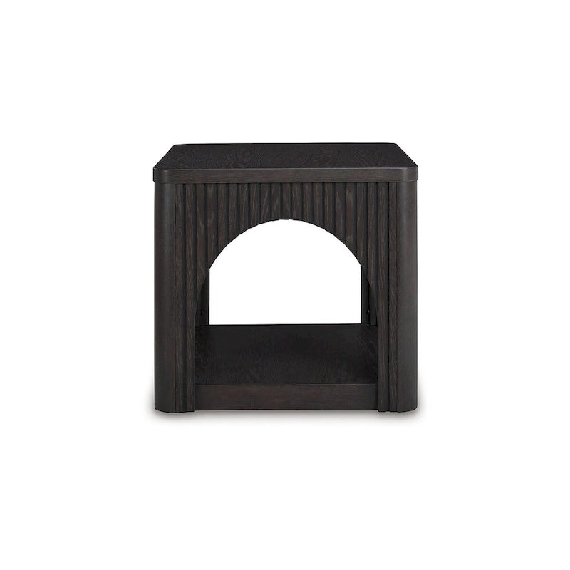 Signature Design by Ashley Yellink Black End Table - 24.13 W x 24.13 D x 22 H