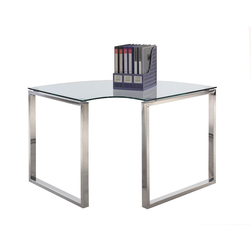 Somette Contemporary L-Shaped Computer Desk Set (Set of 3)