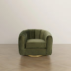 Cardiff Mid Century Modern Comfy Swivel Accent Chair