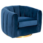 Cardiff Mid Century Modern Comfy Swivel Accent Chair