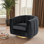 Cardiff Mid Century Modern Comfy Swivel Accent Chair