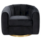 Cardiff Mid Century Modern Comfy Swivel Accent Chair