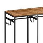 Freestanding Clothing Rack with Bottom Mesh Storage Rack