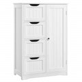 Wooden Bathroom Floor Cabinet - 13D x 22W x 32H