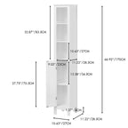Bathroom Storage Cabinet with Adjustable Shelves