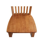 International Concepts Solid Wood Cosmo Tall Mission Chairs, Set of 2