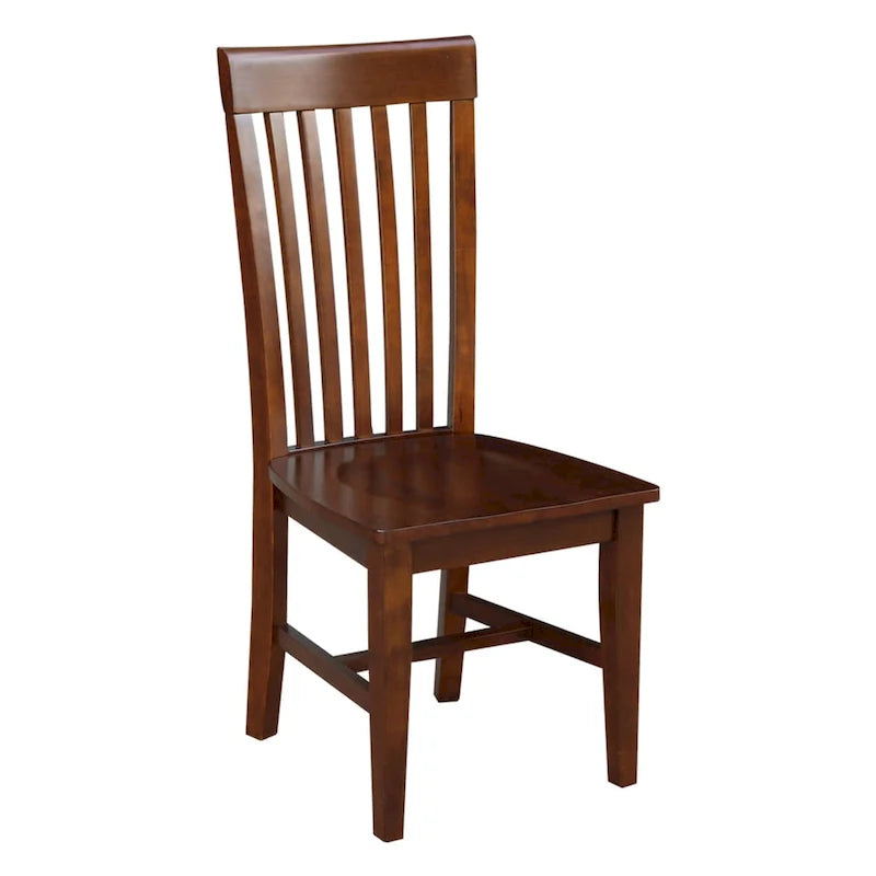 International Concepts Solid Wood Cosmo Tall Mission Chairs, Set of 2
