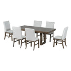 7-Piece Extendable Dining Table Set