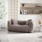 Modern Chenille Recliner Sofa with High Resilience Foam